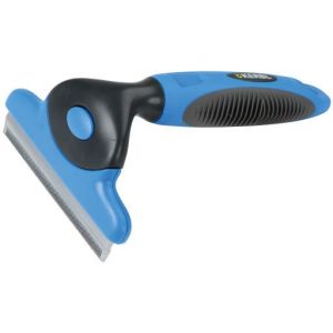 Kerbl Chien et Cheval Brosse pour Pelage 15x10 cm Bleu