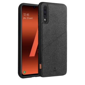 Adeqwat Coque Samsung A70 Porte-carte Aimantée gris