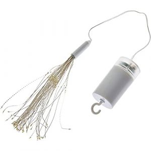 JANDEI Lampe LED Globular Simulation Feux Artificiels 30 cm 120 LED Lumière Chaude 8 effets - Décoration de Noël idéale.