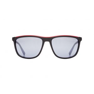 Image de Emporio Armani Lunettes de soleil rectangle en plastique 4109 50426G MATTE BLACK