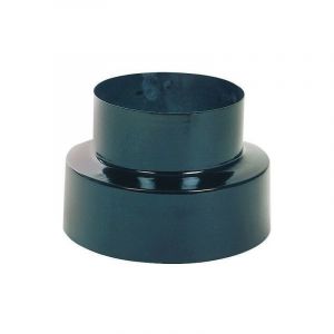 Wolfpack Réduction poêle vitrifié de couleur noire de 120 à 110