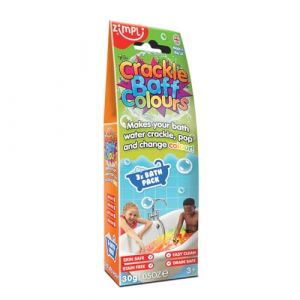 Image de Jada Crackle Baff Colours de Zimpli Kids, Pack de 3 bains, fait magiquement crépiter, éclater et changer de couleur votre eau, cadeau d'anniversaire pour les enfants, Sans parfum