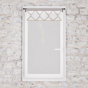 Soleil d'Ocre Brise bise en pur coton 45x90 cm aude, par - Gris