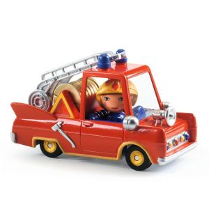Djeco Véhicule CRAZY MOTORS : Little fire truck