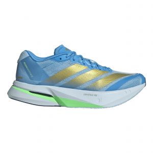 Adidas Adizero Boston 13 Chaussure de comp&eacute;tition Femmes-bleu, jaune, Taille 37 1/3
