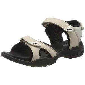 Geox D Borealis A, Sandales Bride Cheville Femme, Beige