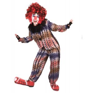 Déguisement clown effrayant garçon Couleur Multicolore Taille 10 12 ans (140 cm)