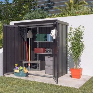 Trigano Armoire de jardin en métal perry