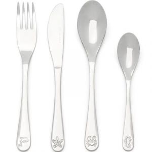 Zilverstad Coffret couverts en acier Sea life personnalisable (4 pièces)