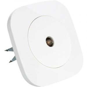 TechBrey Prise TV Classic Round Blanc