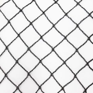 Filet de bassin 4 m x 12 m, noir, filet d'étang à poisson, filet à feuilles, filet, filet de protection contre les oiseaux, robuste