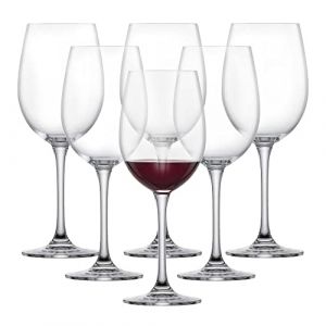 Schott zwiesel Verres &agrave; eau Classico (lot de 6), verres classiques en cristal pour le vin rouge ou l'eau, verres &agrave; vin en Tritan r&eacute;sistant au lave-vaisselle, fabriqu&eacute; en Allemagne (art. n&deg; 123652)