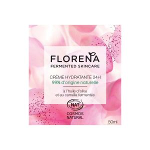 Florena Crème Hydratante à l'Huile d'Olive et au Camélia Fermentés - 50 ml