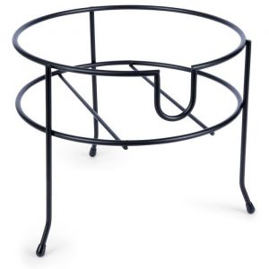 VILDE Support pour Distributeur de Boisson - Métal noir - stable et portable - compatible avec bocaux jusquà 22 cm