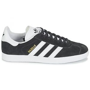 Adidas Gazelle, Baskets Homme, Noir Core Black White Gold Metallic, 49 1/3 EU