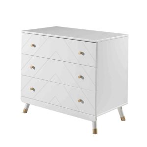 Terre de Nuit Commode 3 tiroirs en bois