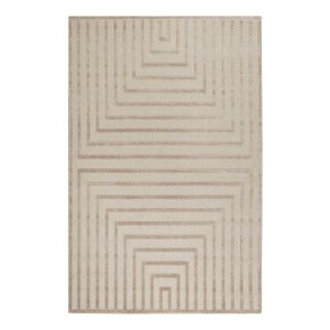 Esprit Tapis intérieur/extérieur graphique à relief beige 160x225