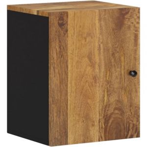 VidaXL Armoire de salle de bain murale 38x33x48cm bois massif manguier