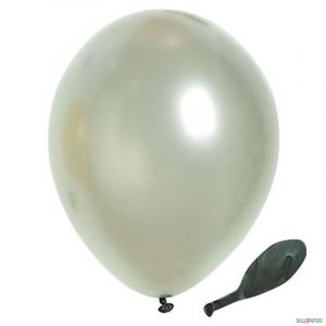 Ruedelafete Ballons Argent métalliques perlés x50, x100