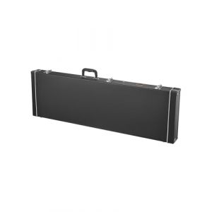 VEVOR &Eacute;tui Guitare Basse Rigide Rectangulaire 1220 mm avec Verrouillage &agrave; Cl&eacute;s, Poign&eacute;e, Rembourrage en PVC, Doublure Souple, R&eacute;sistants &agrave; l'eau, pour Guitares Basses de 39-46,5 po 99-118 cm, Noir
