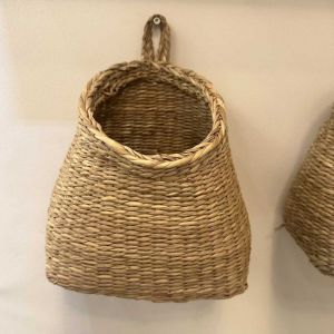 Opjet Panier en jonc de mer &agrave; poser ou &agrave; suspendre