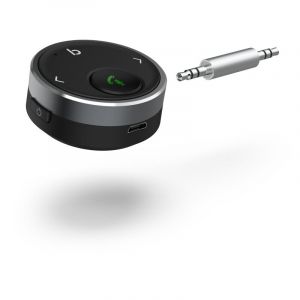 Hama Récepteur Bluetooth pour voiture avec prise jack 3,5 mm (avec Bluetooth 5.1, prend en charge le deVoice Siri et Google Assistant, 2 boutons