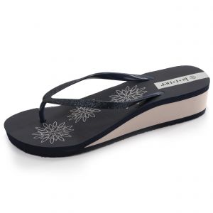 Isotoner Tongs femme &agrave; talon de 4 cm, confortables et l&eacute;g&egrave;res 37