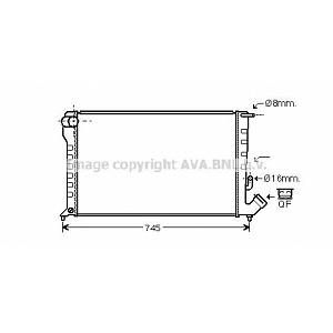 Ava Quality Cooling Radiateur (247CNA2194)