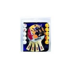 JOOLA Raquettes et 10 balles de tennis de table Family CT (x4)