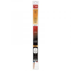 Guilbert Express Baguette de brasure argent 2%, bonne fluidit&eacute; diam&egrave;tre 2mm longueur 500mm, paquet de 5.
