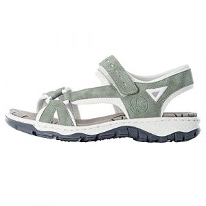 Rieker Damen 68879 Sandalen Sandale Femme Vert 52. 41 EU