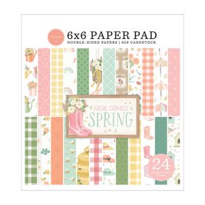 Here Comes Spring Bloc de papiers 15 x 15 cm