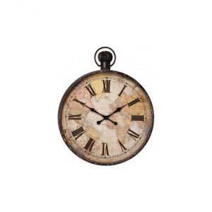 Kare Design Horloge murale European Map 96 cm