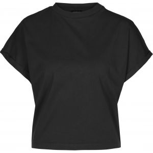 Urban classics Short Pigment Dye Cut On Sleeve, taille XS, femme, noir