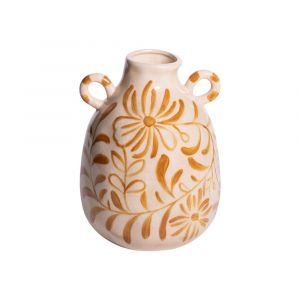 Table passion Vase avec anses 24 cm multicolore en céramique