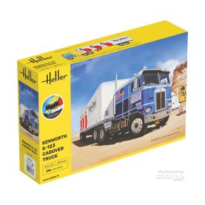 Heller Maquette STARTER KIT Kenworth K-123 Cabover Truck 1/43 - Maquette de camion - 1000567930