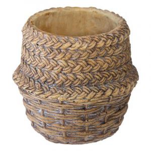 Image de Cac Pot en Ciment "Seagr " 20cm Naturel Prix