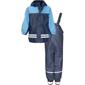 Playshoes Combinaison imperméable deux pièces doublure polaire marine junior