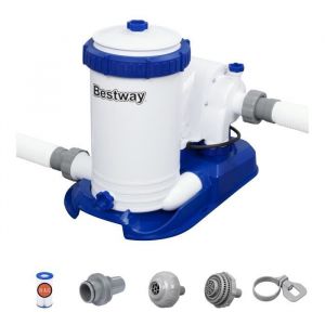 Bestway Pompe a filtration - Filtre a cartouche 9 463 L/h - Cartouche Type iv - 350W