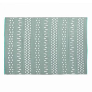 Grenade Tapis extérieur et intérieur bleu clair à motifs bleu 160x230