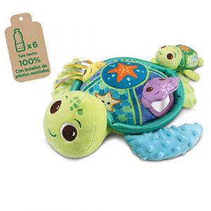 Vtech Eco Tortue et Son b&eacute;b&eacute; Peluche Textures et Sensations, Couleur (80-554822) (Version Espagnole)
