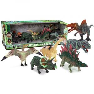 Mgm Figurines - Lot de 6 dinosaures - 12 cm