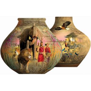 Sunsout Puzzle Pots Africains