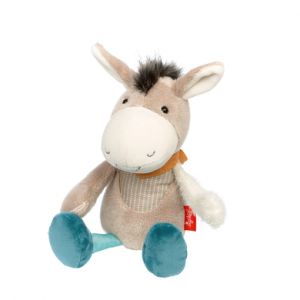 Sigikid Peluche Patchwork, 43238, Multicolore/âne