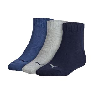 Puma Lot de 3 paires de chaussettes Quarter Plain Multicolore - Taille 43-46