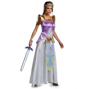 Image de Déguisement princesse Zelda deluxe femme Taille: S