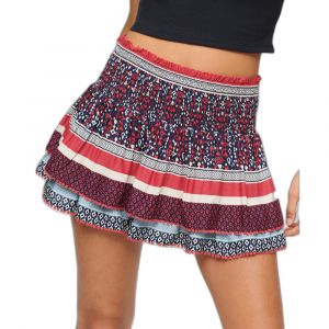 Superdry Pour femme. Minijupe Step avec logo vintage lilas