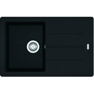 Franke Basis - Évier en fragranit bfg 611-78, 780x500 mm, noir mat 114.0661.513