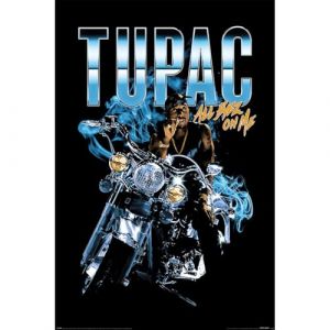 Pyramid Posters Affiche - Tupac Shakur - All Eyez Motorcycle - 61x91,5cm