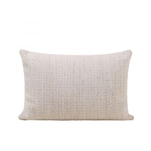 Housse de coussin en Tissage épais laineux Naturel